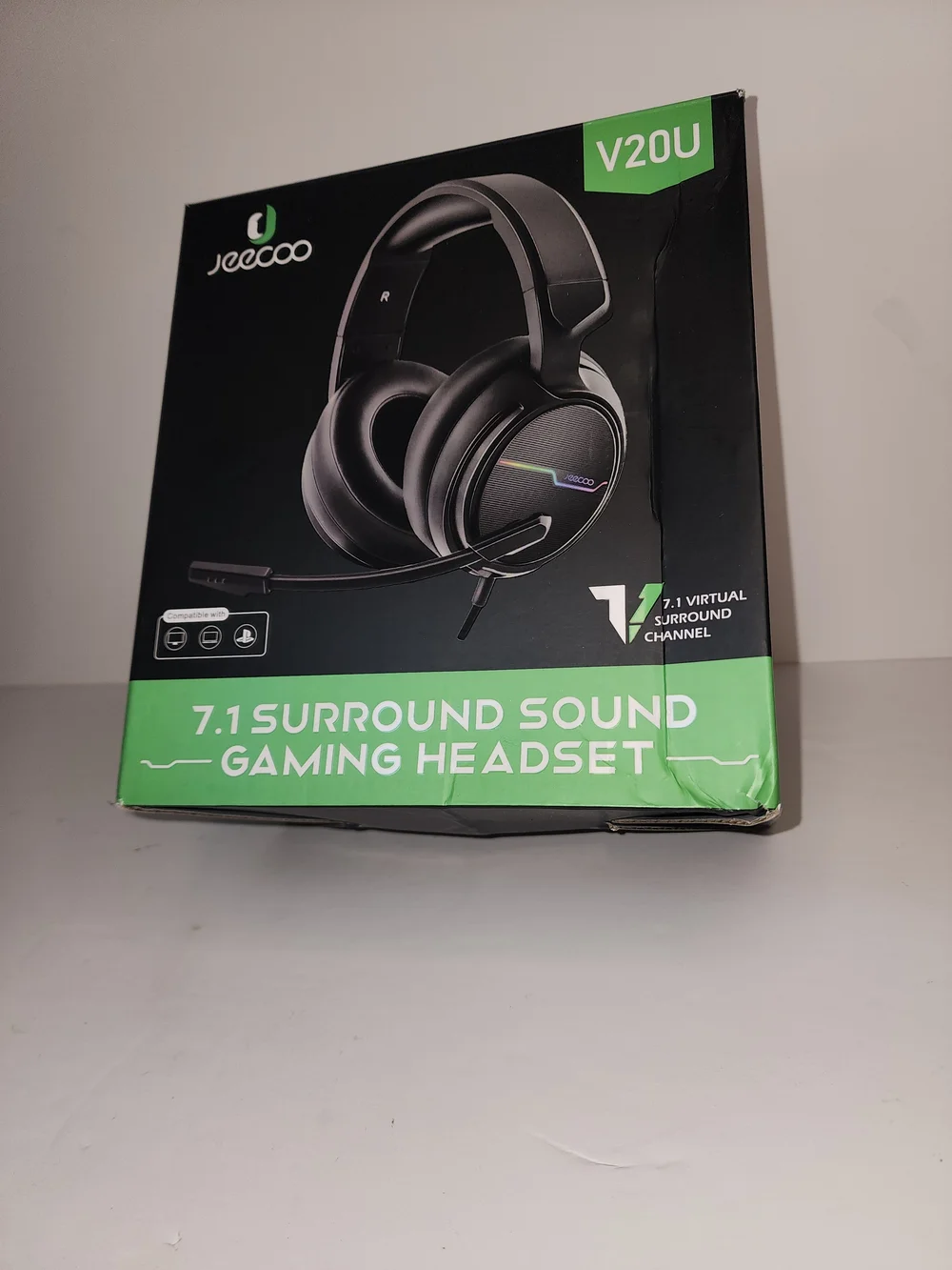V20U Black 7.1 Surround Sound Gaming Headset